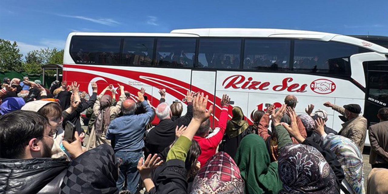 Rize’de Hacı Adayları Yarın Sabah Dualarla Uğurlanacak