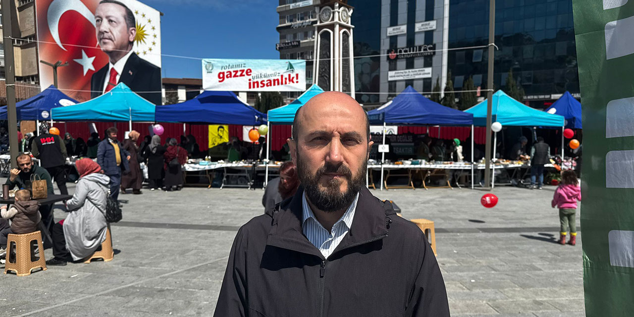 Rize'de "Hayır Çarşısı" Gazze İçin Kuruldu