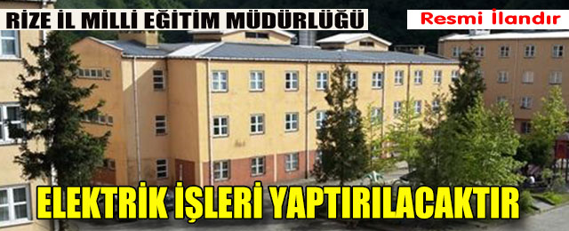 Elektrik İşleri Yaptırılacaktır