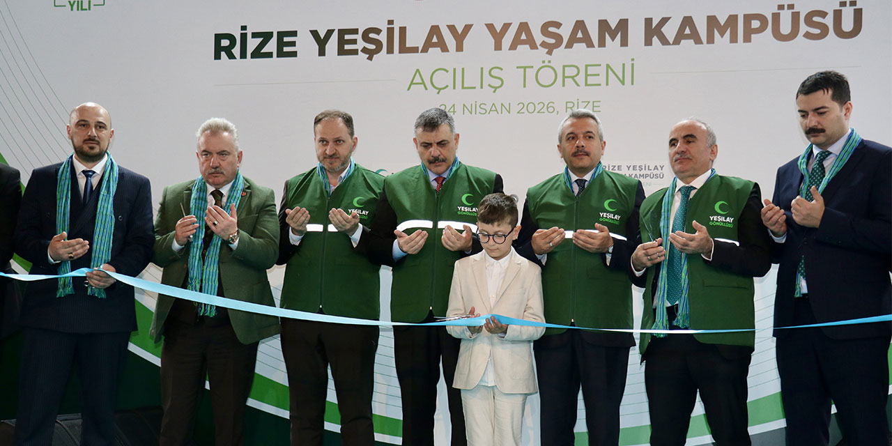 Bakan Çiftçi Rize'de Yeşilay Yaşam Kampüsü'nü Açtı