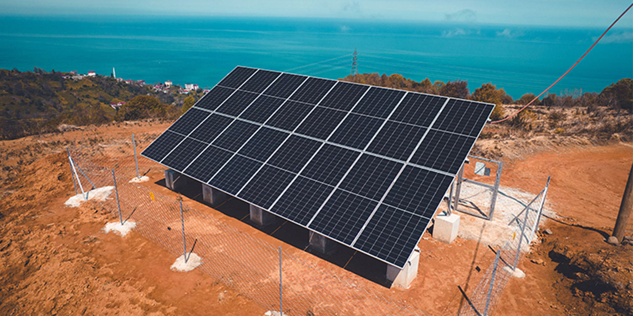 Rize'de Sondajla Sağlanan İçme Suyu Güneş Enerjisiyle Hizmete Girdi