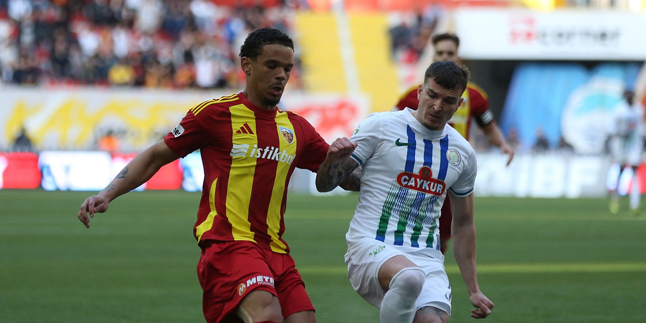 Çaykur Rizespor Deplasmanda Kayseri'ye 2-0 Yenildi