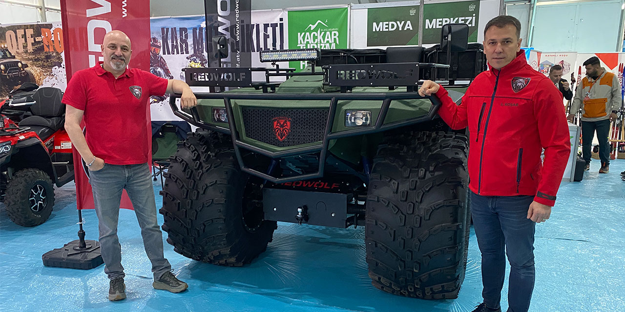 Rusya’da gördüler, Türkiye’de ürettiler; dev ATV suda yüzüyor, dağları aşıyor