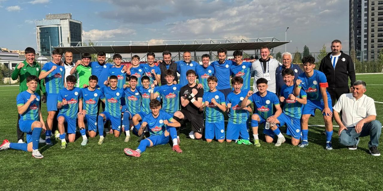 Çaykur Rizespor U16, Play-Off’ta Turu Kaptı: Sırada Eskişehirspor Var