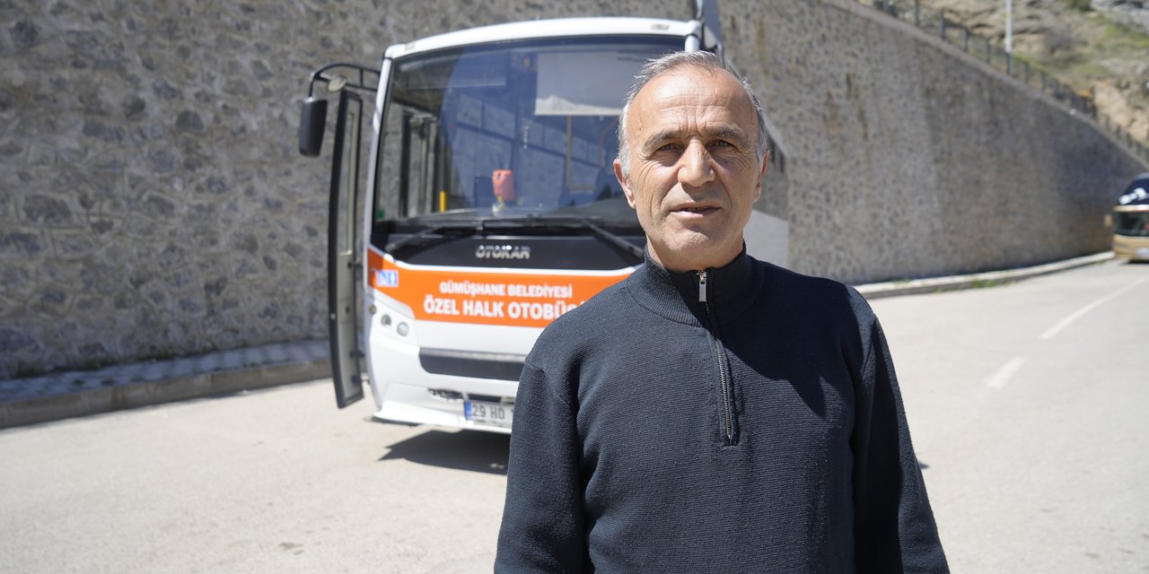 Gümüşhane'de fenalaşan yolcu hastaneye dolmuşla yetiştirildi