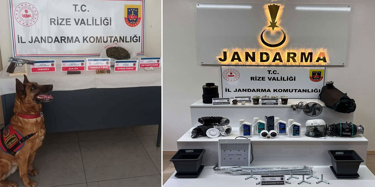 Rize Jandarmasından 'Huzur' Operasyonu