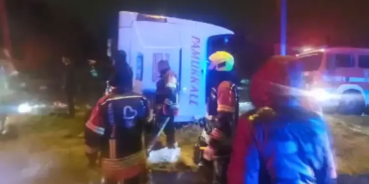Balıkesir'de yolcu otobüsü devrildi; 3 ölü, 31 yaralı