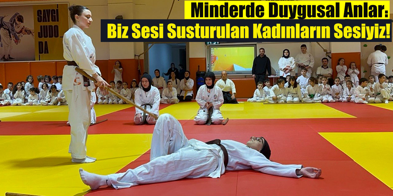 Rize’de Aikido Teknikleri "Kadına Şiddete Hayır" Çığlığına Dönüştü