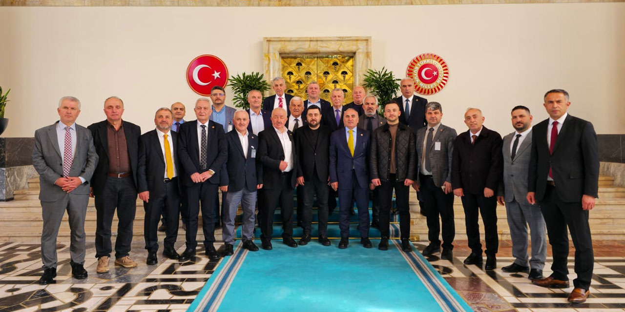 Rize İl Genel Meclisi Heyeti Gazi Meclis’te