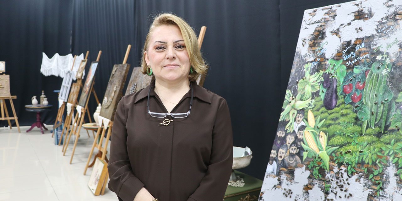 Rize'de geri dönüşüm temalı "Başkalaşım" sergisi açıldı