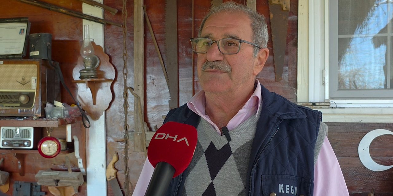 Rize'de köylülerin antika tutkusu; evin avlusu açık hava müzesi oldu