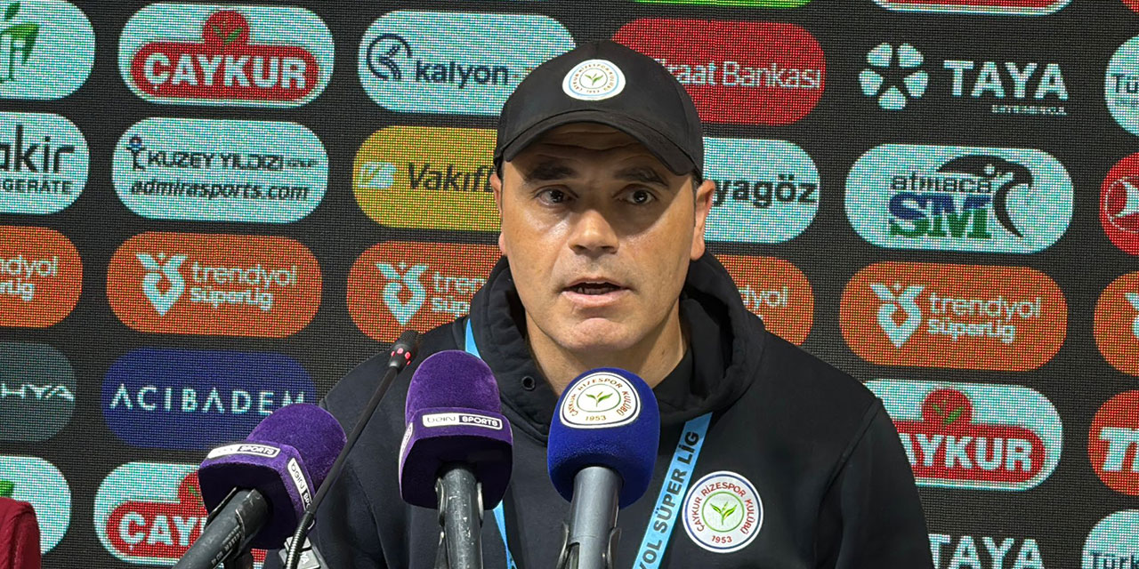 Çaykur Rizespor Yardımcı Antrenörü Ekrem Dağ: "Oyuncuları gerçekten iyi mücadele etti"