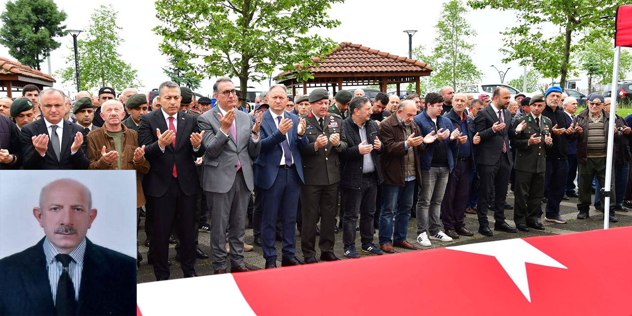 Trabzon'da Kıbrıs gazisi son yolculuğuna uğurlandı