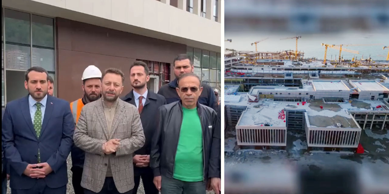 Rize Şehir Hastanesi İnşaatında %80 Fiziki Gerçekleşme Sağlandı; Milletvekili Avcı Açılış İçin Tarih Verdi!