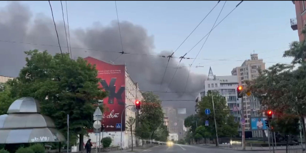 Rusya, Ukrayna'nın başkenti Kiev'i balistik füzelerle hedef aldı
