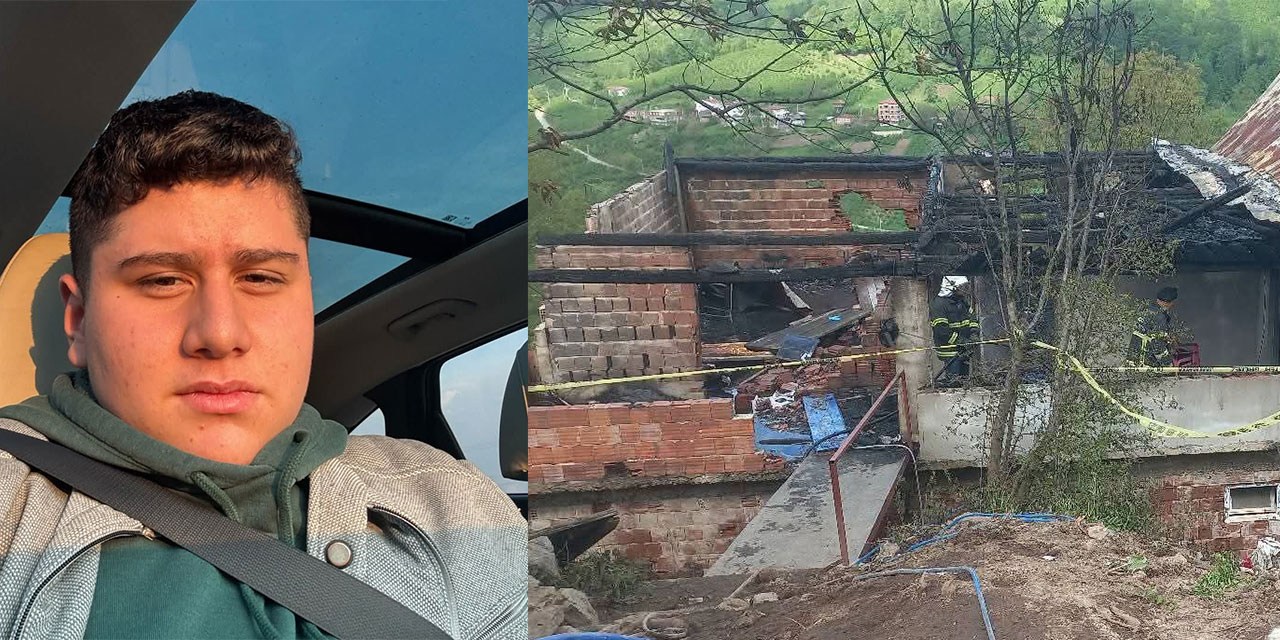 Ordu'da 17 yaşındaki genç yangında hayatını kaybetti