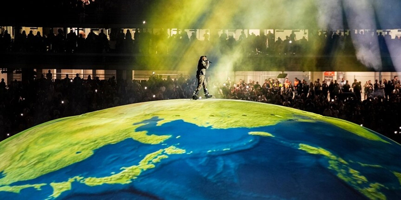 Dünyaca ünlü rapçi Kanye West, ilk kez İstanbul'da konser verdi