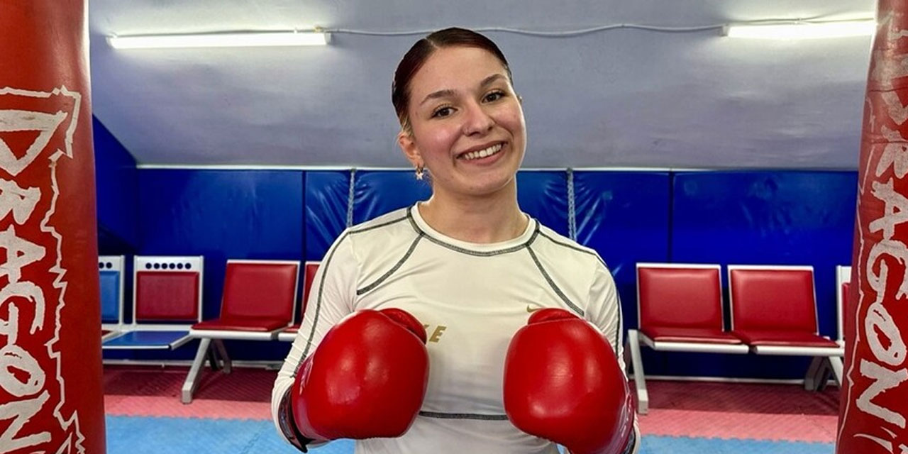 Şampiyon milli boksör Yonca Gül'ün 