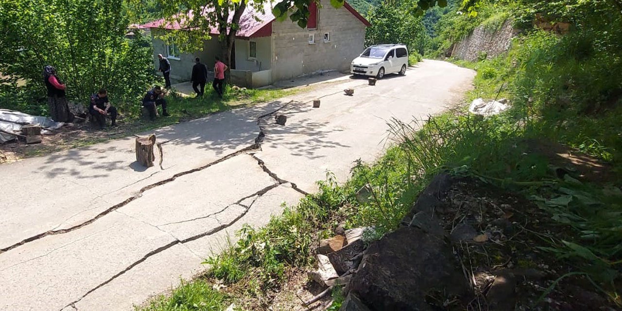 Giresun’da heyelan riski altındaki 33 ev tahliye edildi