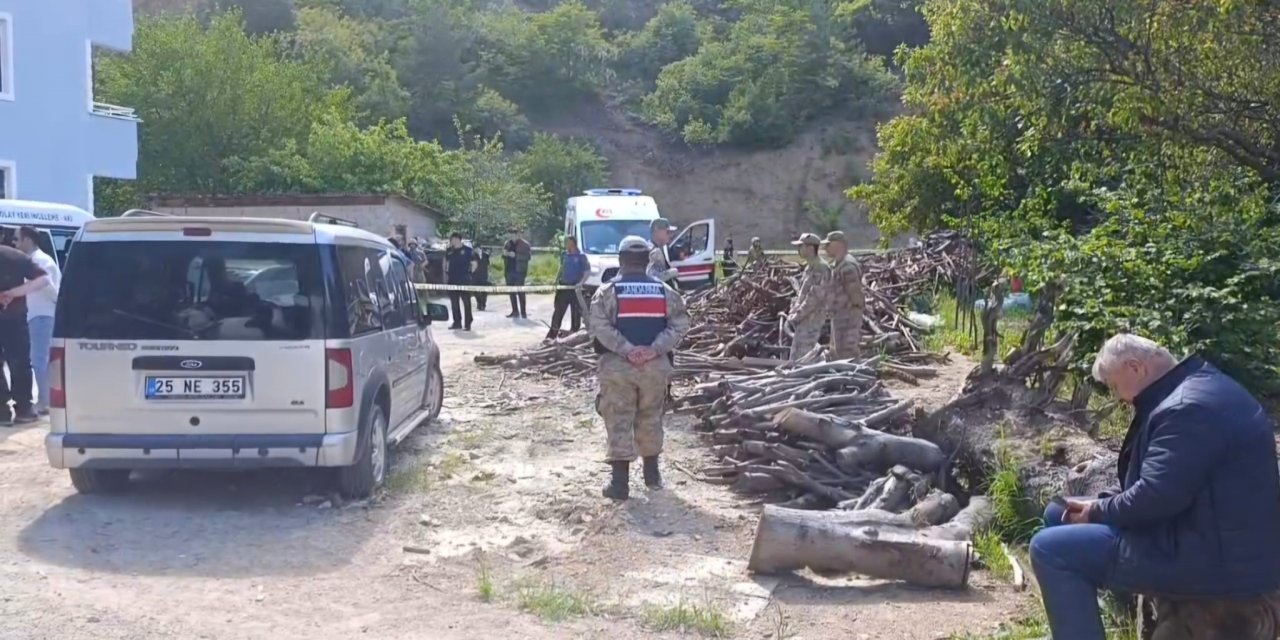 Eşini odunla döverek öldürdü