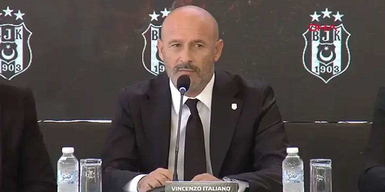 Beşiktaş, teknik direktör Vincenzo Italiano ile 2 yıllık sözleşme imzaladı