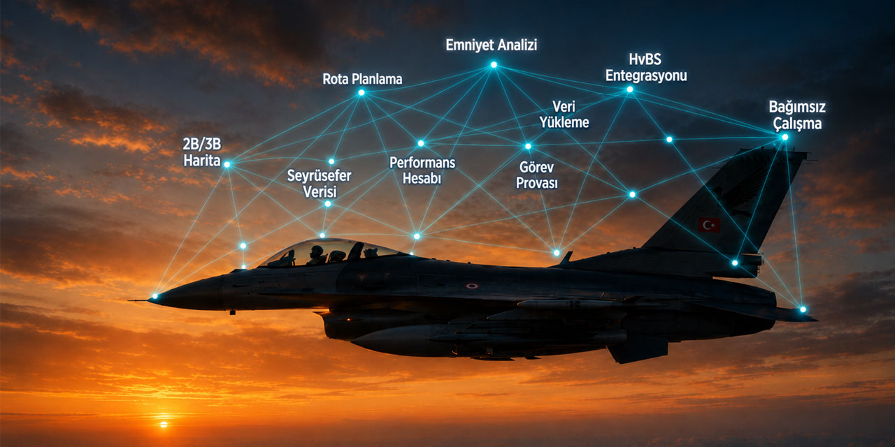 Özgürleşen F-16 uçaklarına milli görev planlama yazılımı des