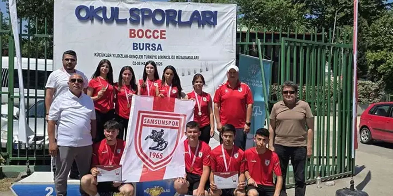 Samsunspor Bocce Takımı, üst üste ikinci kez Türki