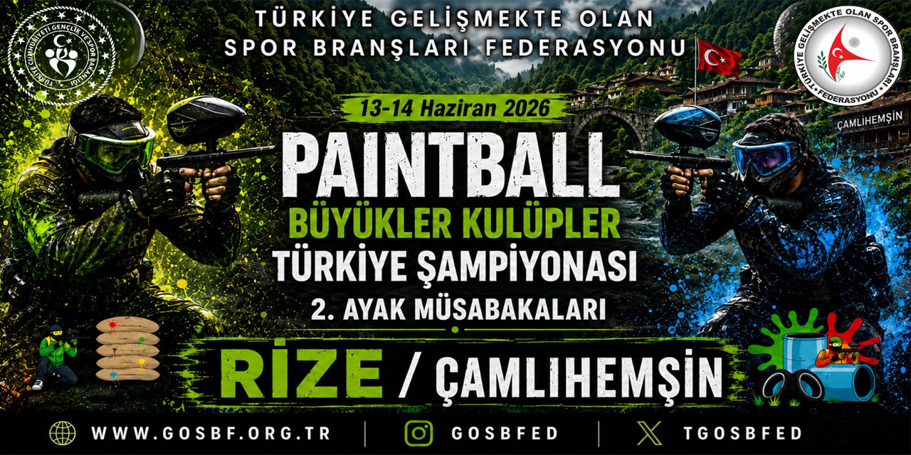 Paintball Türkiye Şampiyonası Heyecanı Rize’de Başlıyor!