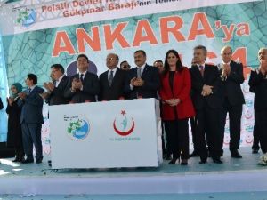 Polatlı Devlet Hastanesi Açılışı Ve Gökpınar Barajının Temeli Atıldı