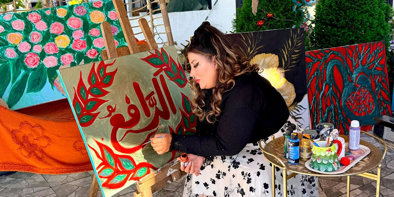 Anestezi uzmanından Filistinli çocuklara 'sanat eli'