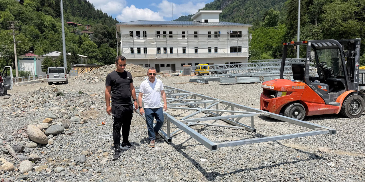 Çamlıhemşin’e Doğa Dostu Modern Spor Kompleksi