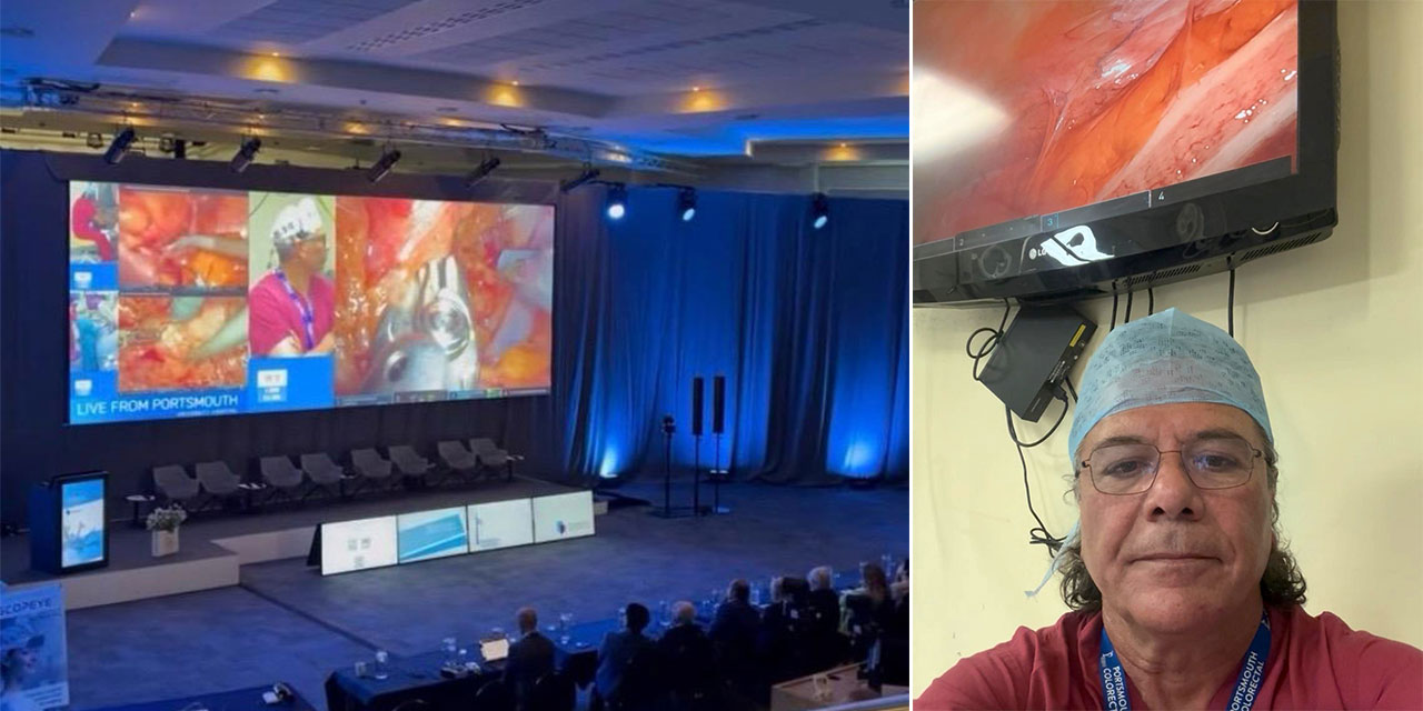 Türk cerrahtan İngiltere'de robotik canlı ameliyat