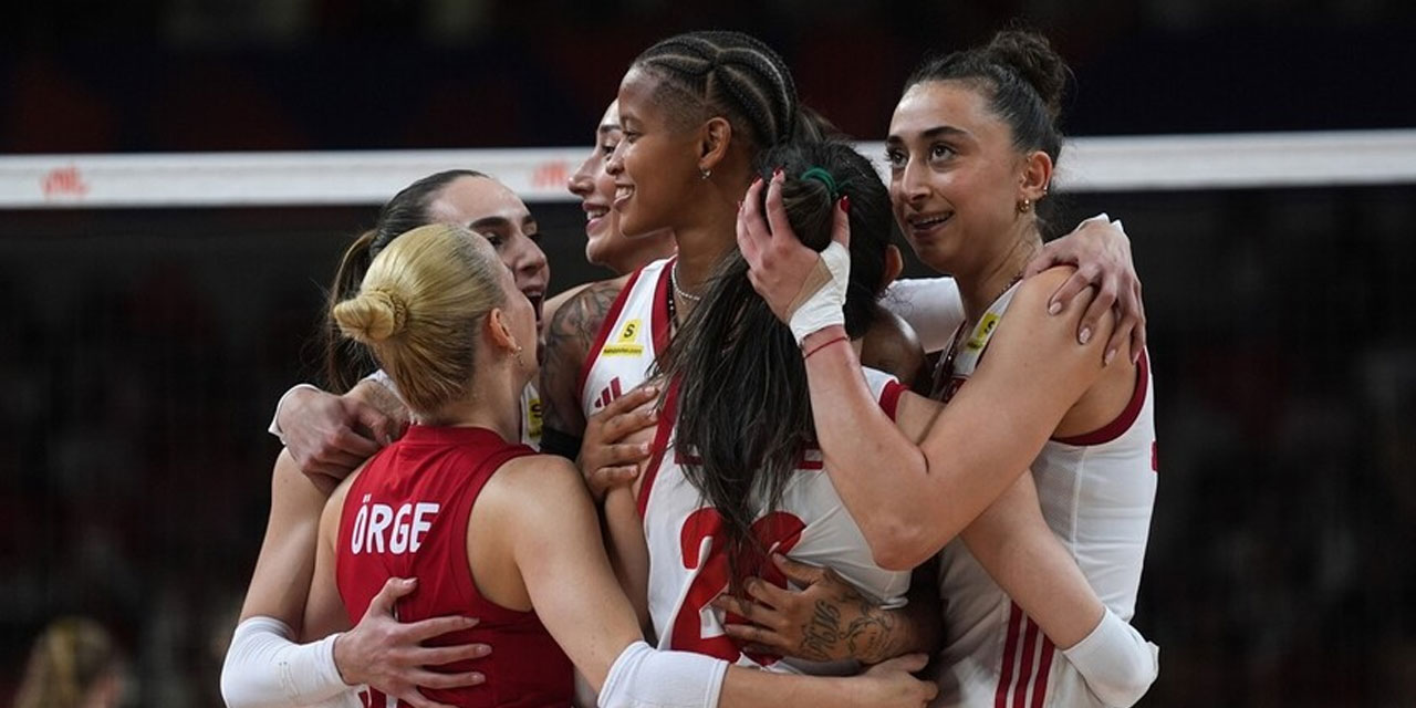 A Milli Kadın Voleybol Takımı, Almanya'yı 3-2 yendi