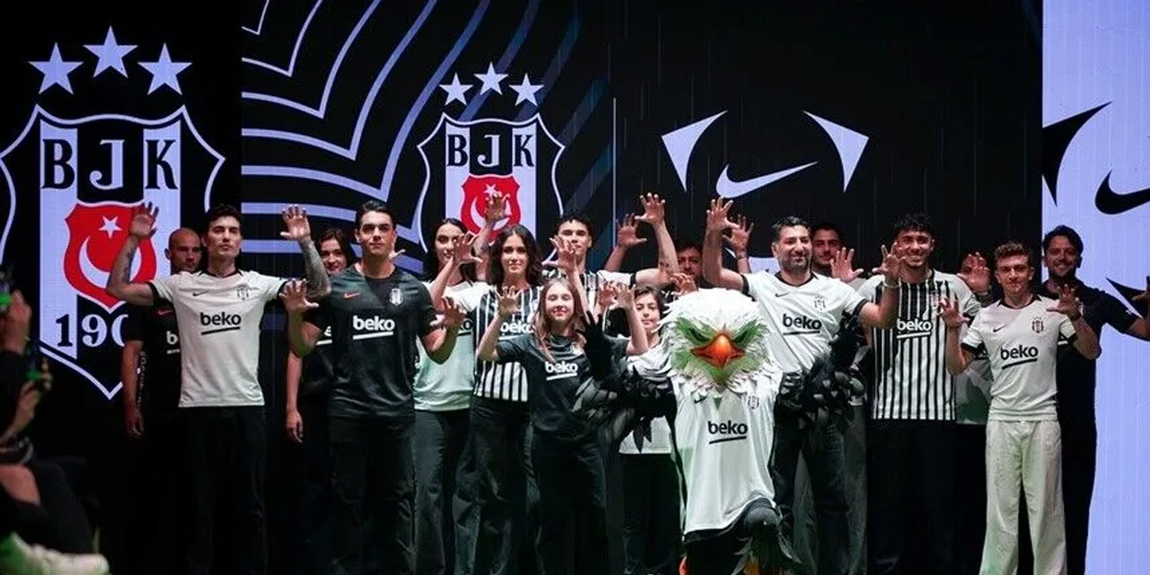 Beşiktaş'ın yeni sezon formaları tanıtıldı