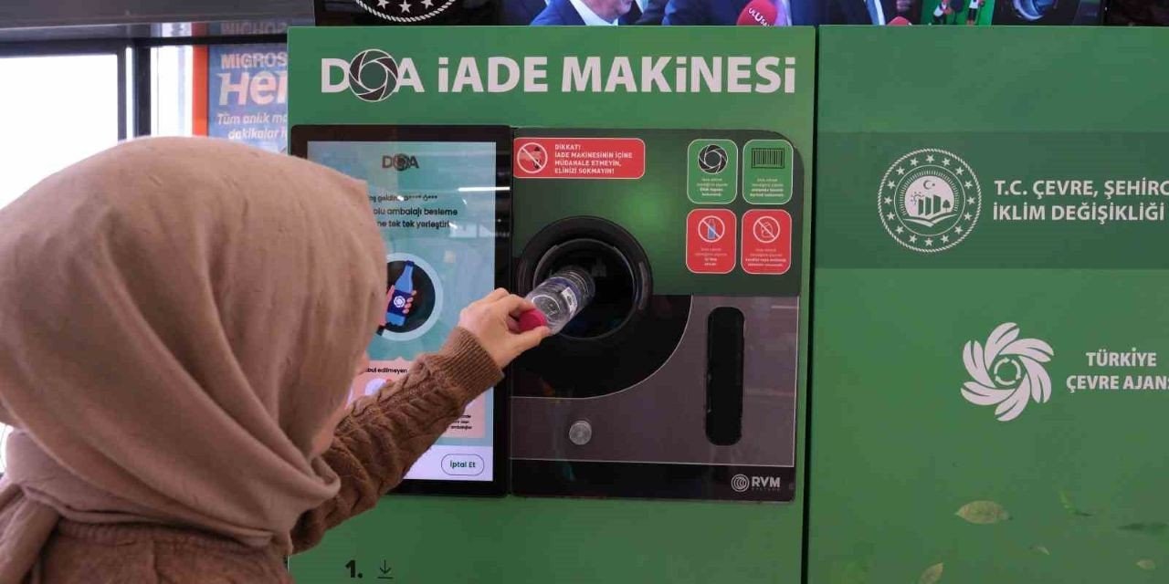 Ambalaj başı 1 TL kazanıyorsunuz; Rize’de iade makinası ulaşım noktaları