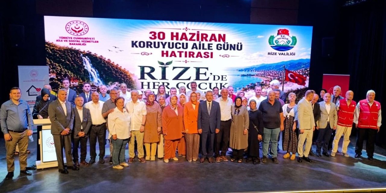 Rize’de 29 çocuğun koruyucu ailesi buluştu