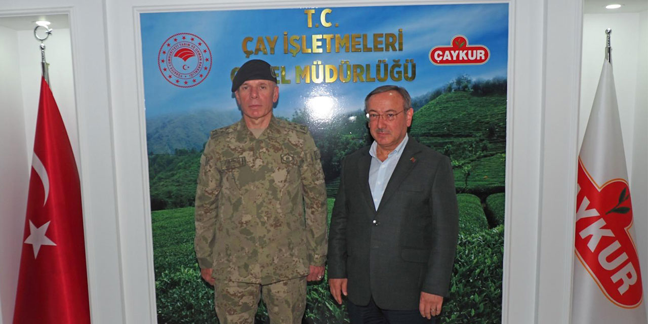 Korgeneral Ahmet Kurumahmut’tan ÇAYKUR’a Ziyaret