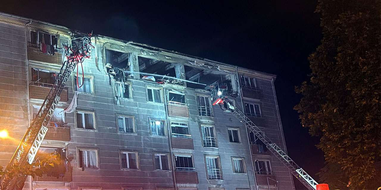 Tekirdağ'da apartman dairesinde patlama ve yangın: 2 ölü, 2 yaralı