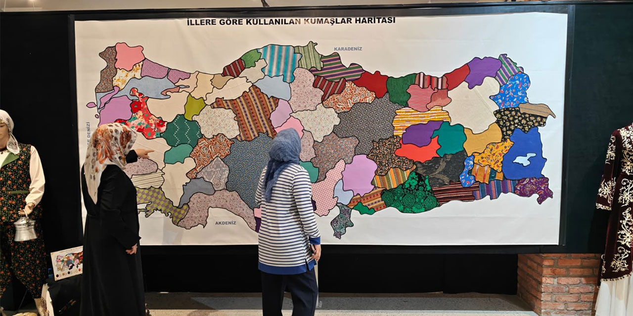 81 ilin kumaşı, Türkiye haritasında buluştu