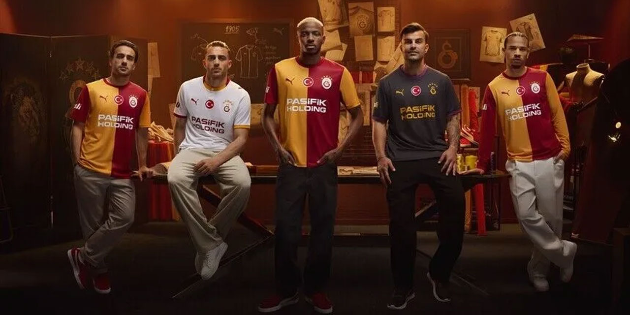 Galatasaray Futbol Takımı'nın yeni sezon formaları tanıtıldı
