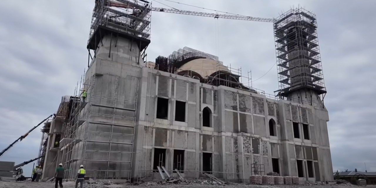 Rize’nin En Büyük Camii Hızla Yükseliyor