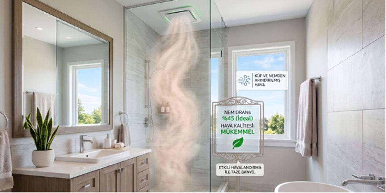 Ortamdaki Nemi ve Hava Kalitesini İyileştiren En Etkili Banyo Fanı Modelleri