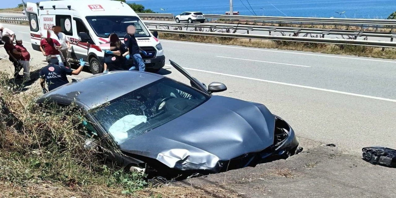 Giresun'da otomobil ile motosikletin çarpıştığı kazada 1 kişi öldü, 3 kişi yaralandı