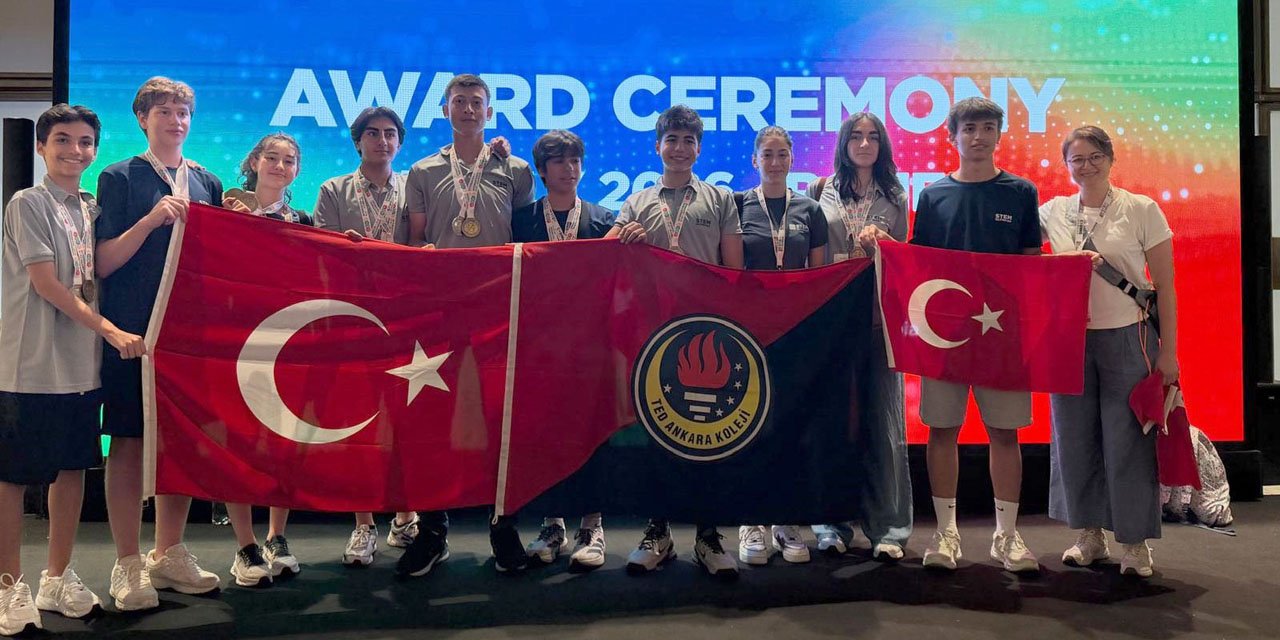 TED Ankara Koleji öğrencileri STEM Olimpiyatları’nda derece elde etti