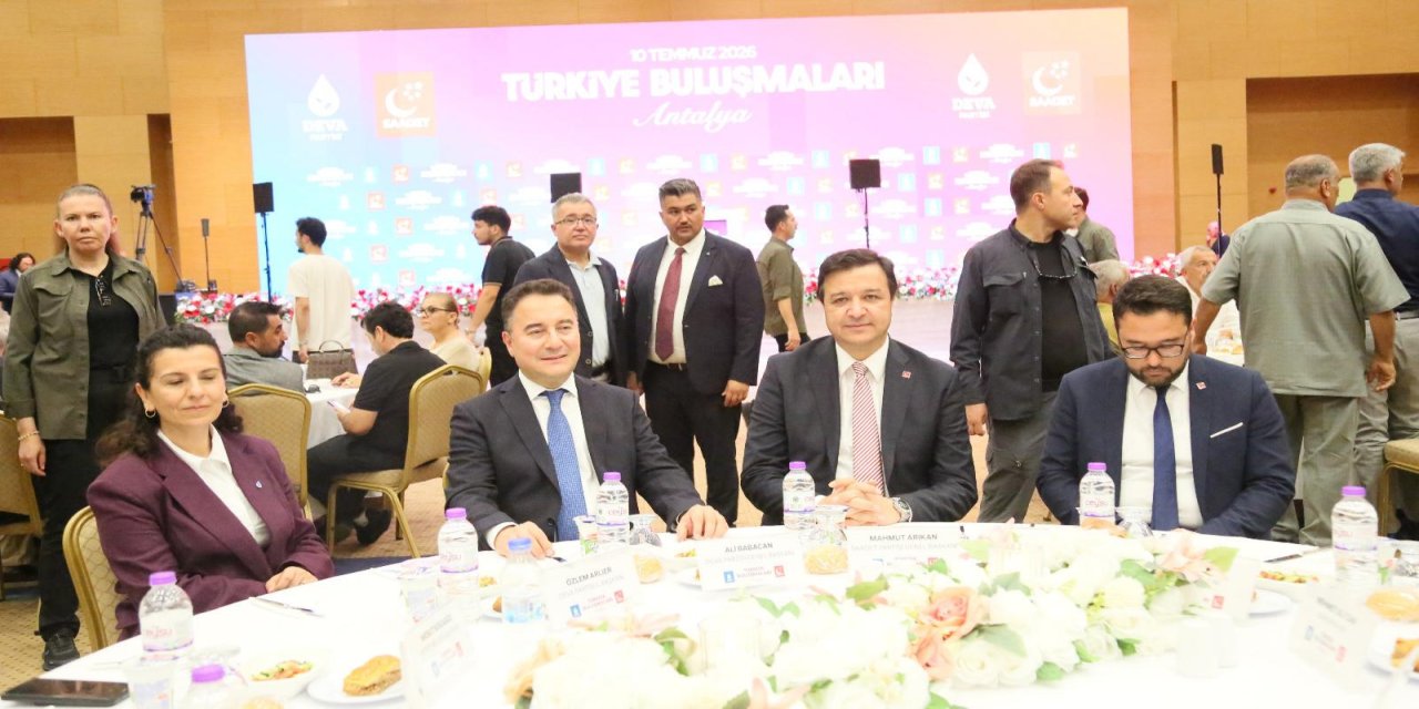 Saadet Partisi ve DEVA Partisi'nin 'Türkiye Buluşmaları' Antalya’da