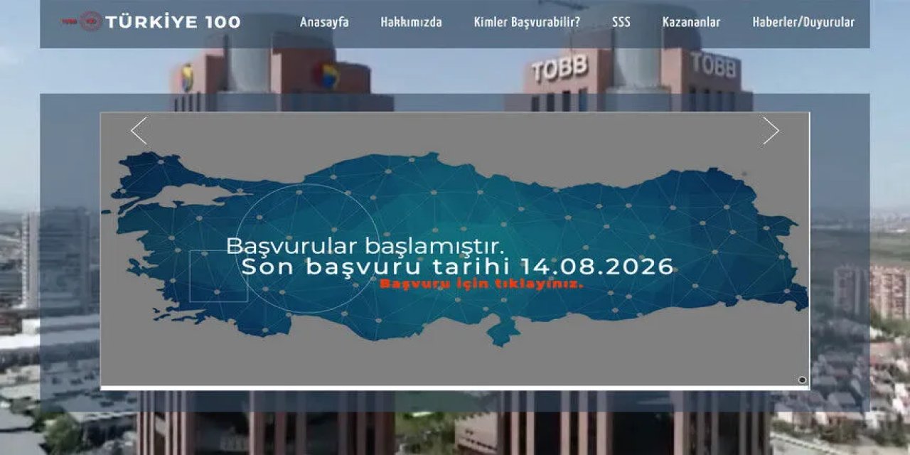 "Türkiye 100" programı için başvurular başladı