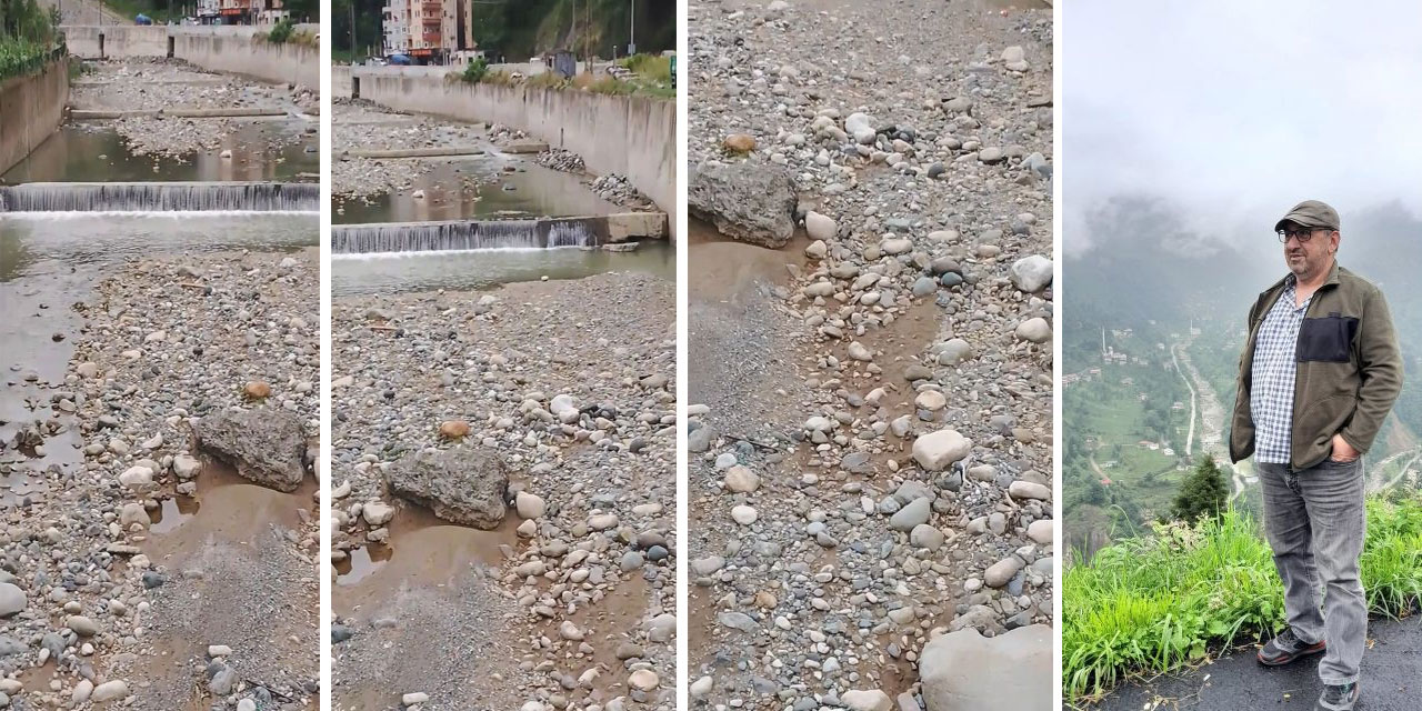 Vatandaşın kuru dere isyanı “HES'e aldıysanız biraz verin”