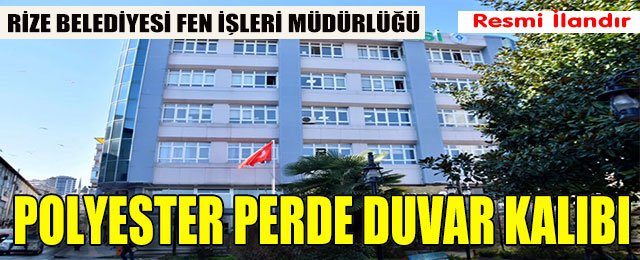 Polyester Perde Duvar Kalıbı Mal Alımı