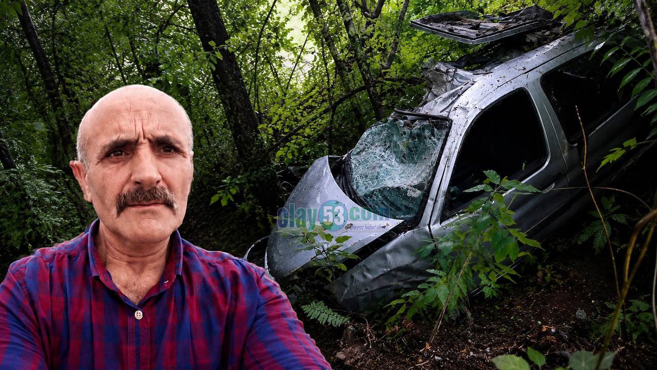 Rize'de Trafik Kazası 1 Ölü, 2 Yaralı