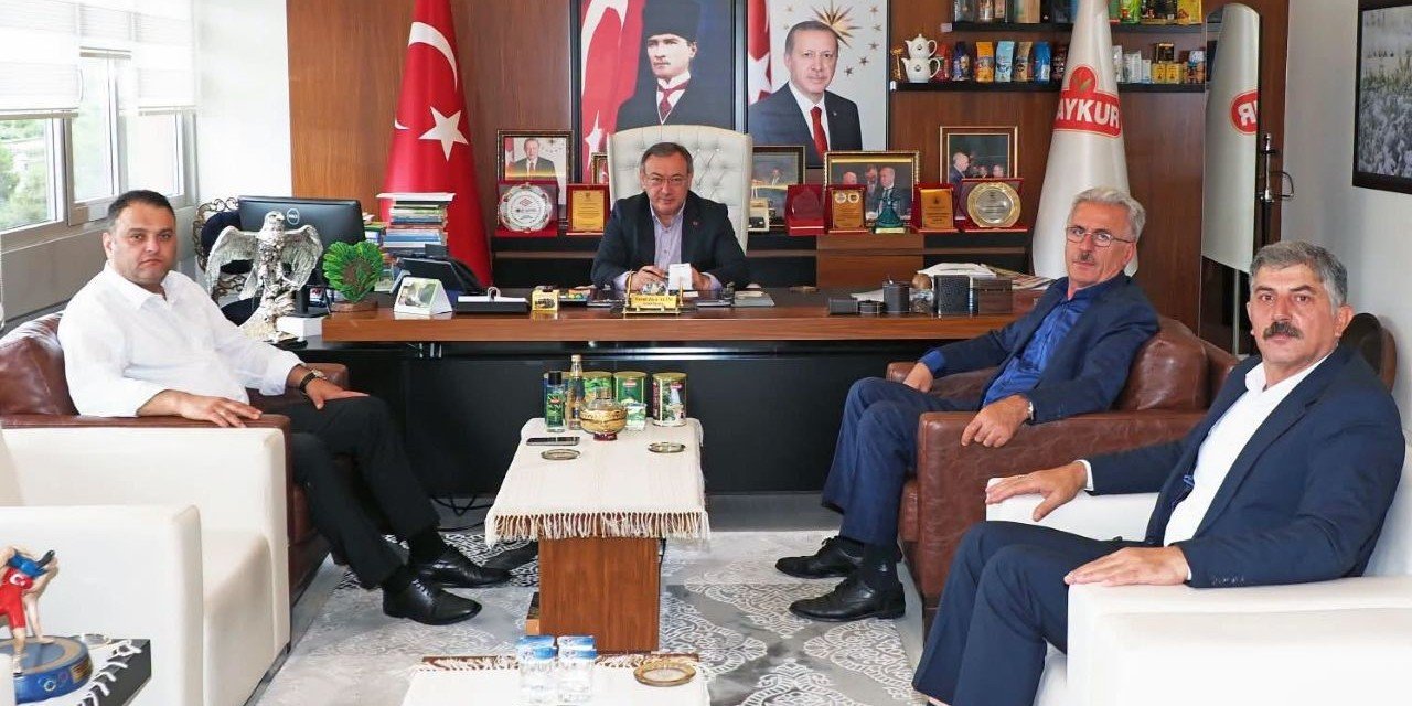 Nakliyeciler ve Ziraat Odası'ndan ÇAYKUR’a ziyaret